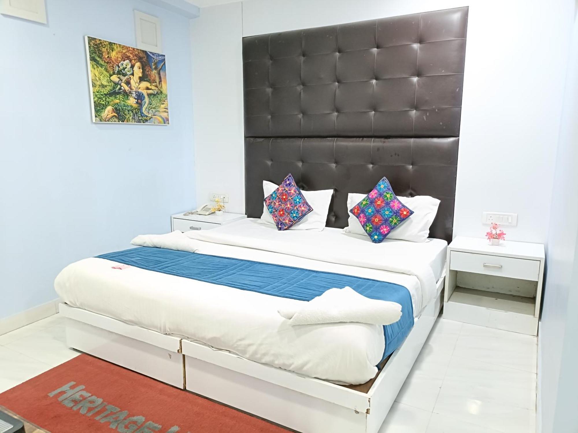 Hotel Heritage Home Walking 1 Minuit From R K Ashram Metro Station New Delhi Exterior photo